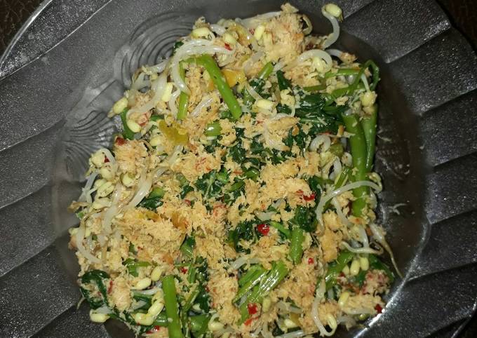 Cara Buat Trancam/Urap Kangkung Ekonomis