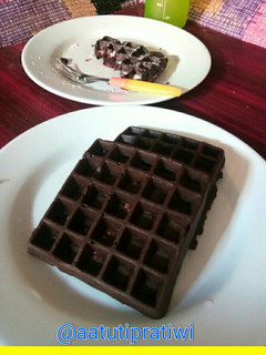 Foto resep Coklat waffle nougat crispy