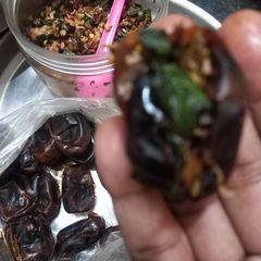 A picture of Dates with paan masala.