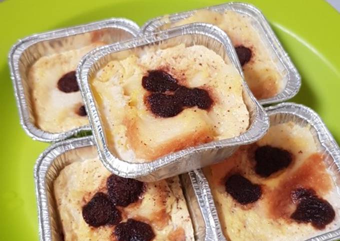 Puding Susu Roti Tawar