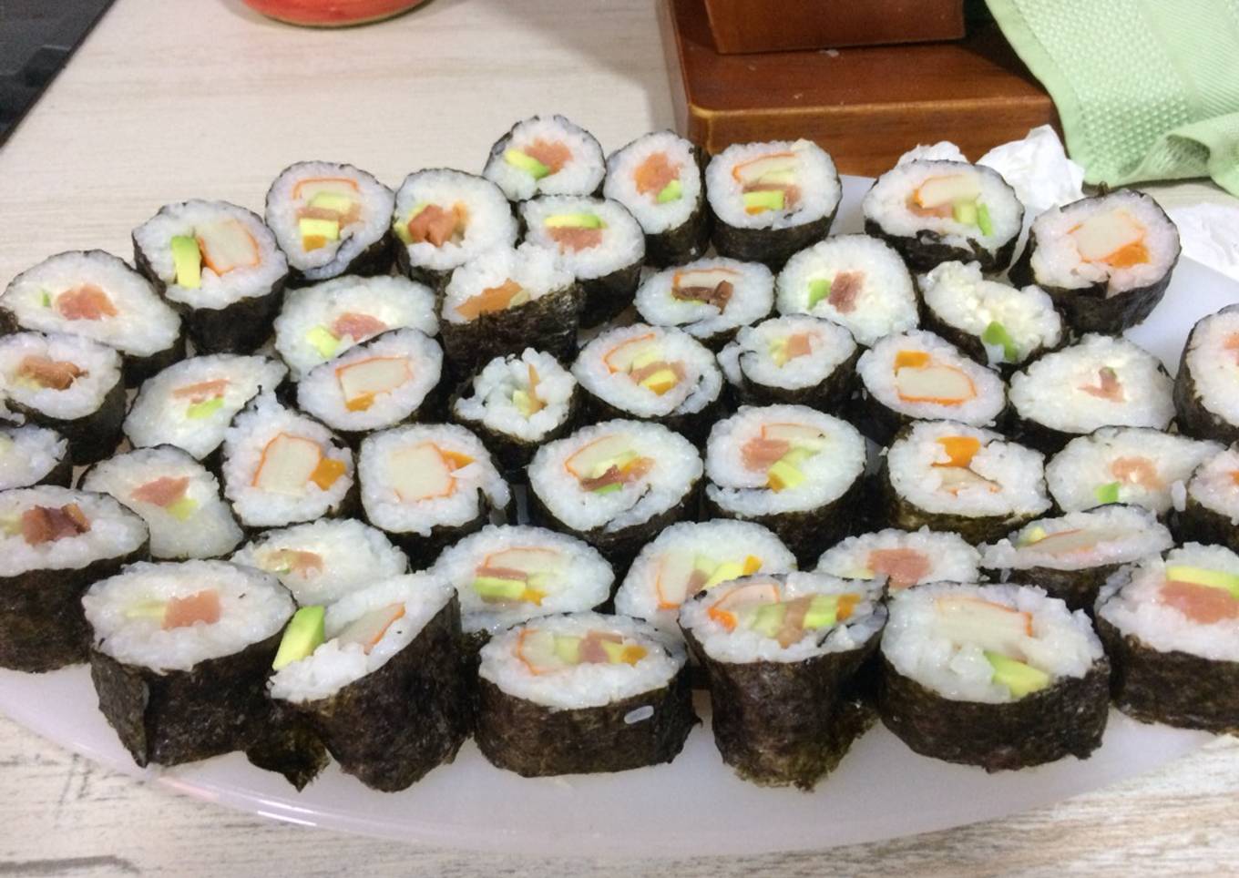Maki Sushi casero