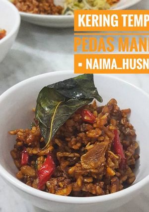 Foto resep Kering tempe pedas manis