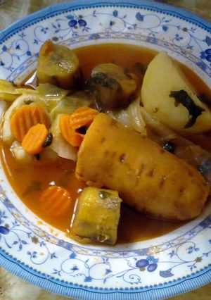 A picture of Haitian Bouillon.