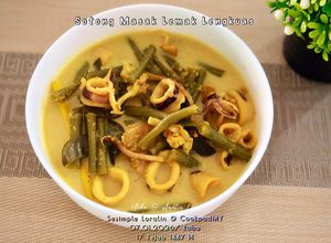Gambar Sotong Masak Lemak Lengkuas