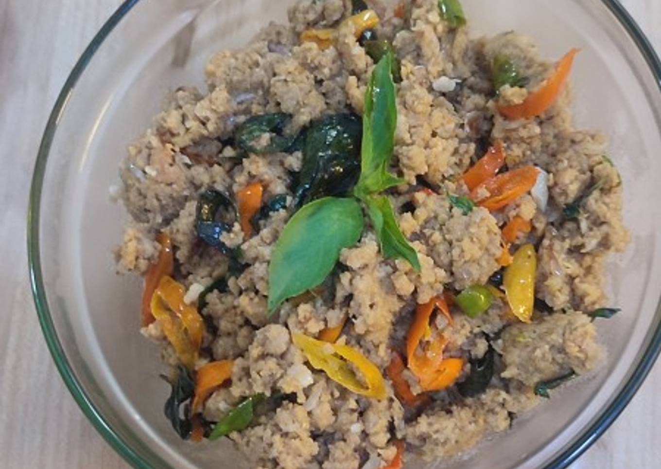 Tumis Oncom Kemangi Pedas