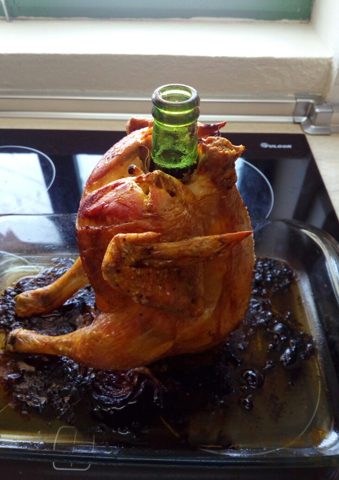 Una foto de Pollo a la cerveza
