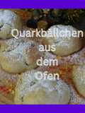 Quark Bällchen aus dem Ofen
