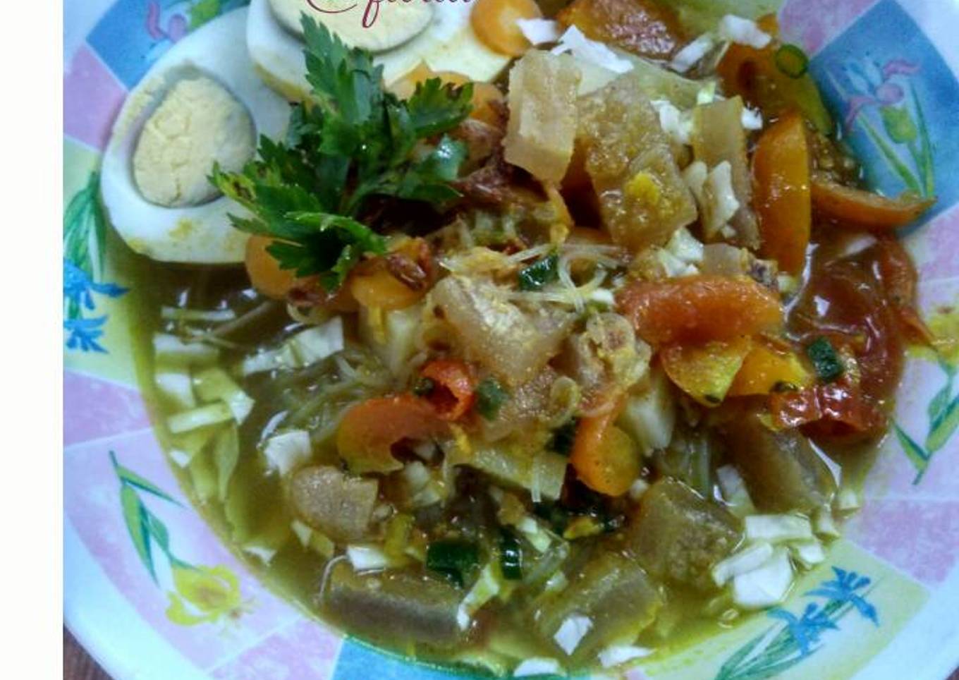 Soto kikil bihun bogor