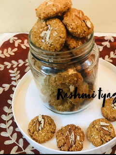 A picture of Healthy Oats And Jaggery Cookies💛.