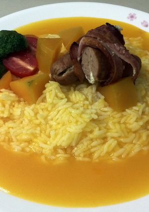 A picture of LG PUMPKIN RICE TOP SAUSAGE.