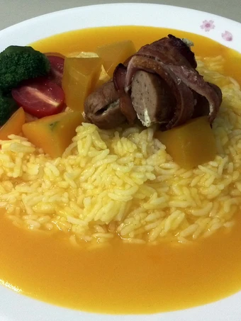 Recipe LG PUMPKIN RICE TOP SAUSAGE the Awesome  So Delicious