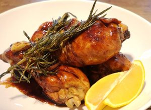 Foto di Pollo con rosmarino e aceto balsamico