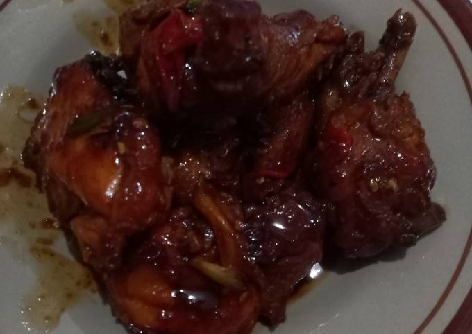 Ayam kecap pedas manis