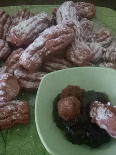 Foto resep Churros Red Velvet Selai Strowberry