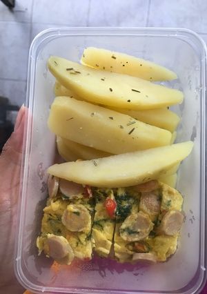 Foto resep Menu diet kentang dan telur tamagoyaki