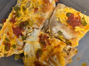 A picture of chicken cheddar wrap