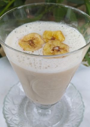 Una foto de Milkshake de Avena y Banana
