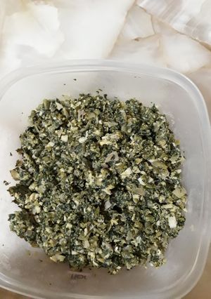 Una foto de Relleno para tartas de acelga