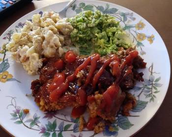 Ultimate, Prepare Mexican Meatloaf with Baked Mac n Cheese and Cheesy Broccoli Yummy