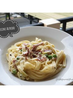 Foto resep Fettucine Alfredo / Creamy Pasta