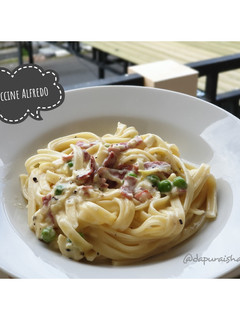 Foto resep Fettucine Alfredo / Creamy Pasta