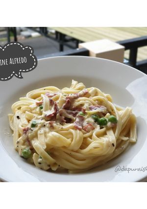 Foto resep Fettucine Alfredo / Creamy Pasta