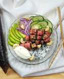 🥑🍲 Poke bowl de kanikama y palta 🍲🥑 Ensalada fácil y rápida
