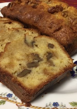 A picture of Aunty Eiko's Maple Walnut Cake.