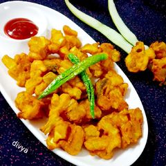 A picture of Watermelon rind pakoda.