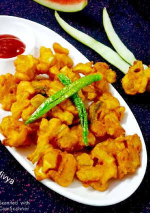 A picture of Watermelon rind pakoda.
