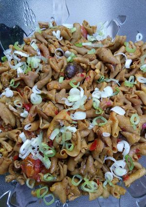 Foto resep Usus Ayam Pedas Manis ala Mom Hasna