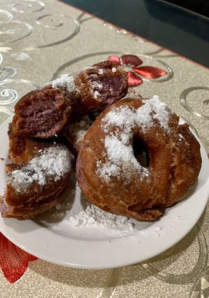 Foto resep Donat Kampung Ubi Ungu