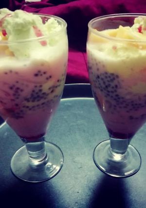 मैंगो आइसक्रीम फालूदा(mango ice cream falooda recipe in hindi) रेसिपी मुख्य फोटो