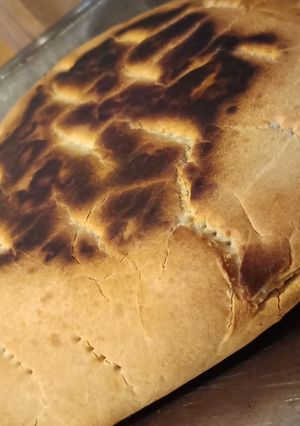 Una foto de Tortilla con levadura en horno