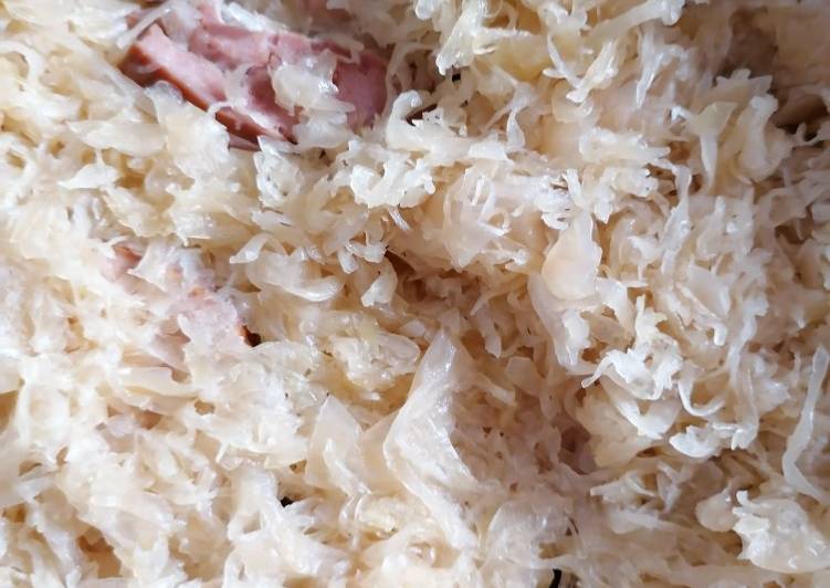 Steps to Make Speedy Sauerkraut mit Kassler ☺️