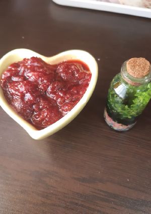 عکسی از دستور مربا توت فرنگی