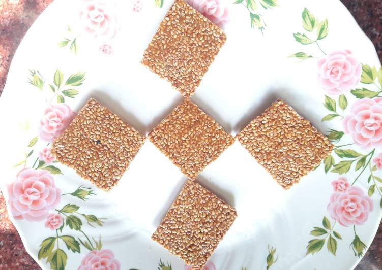 Recipe of Super Quick Homemade White sesame brittle
