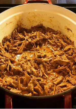 A picture of Mile High Shredded Beef.