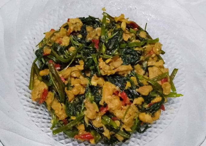 Resep Kangkung Orek Tempe Anti Gagal