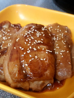 素照燒雞腿排 的食譜成品照片