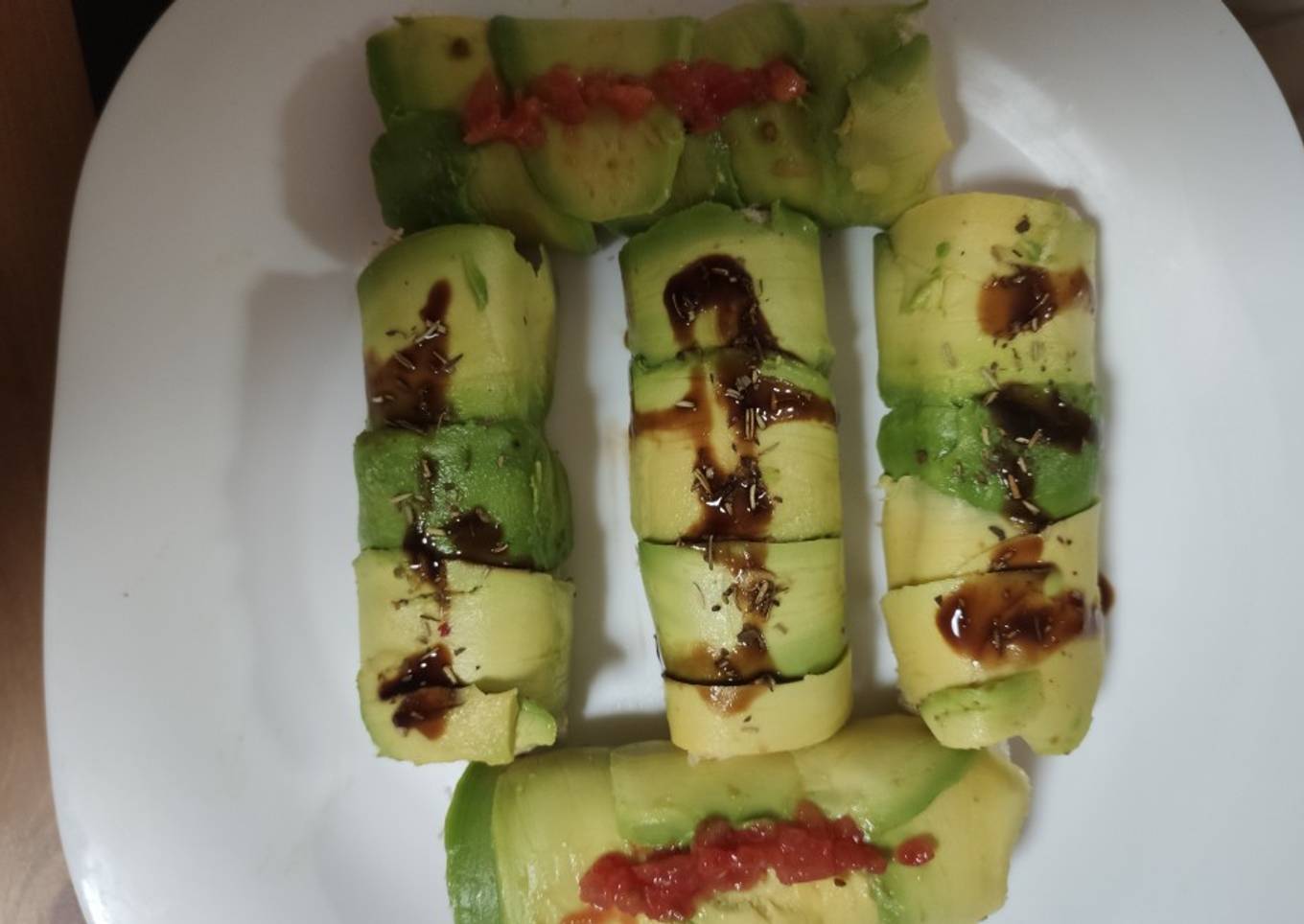 Rollitos de aguacate
