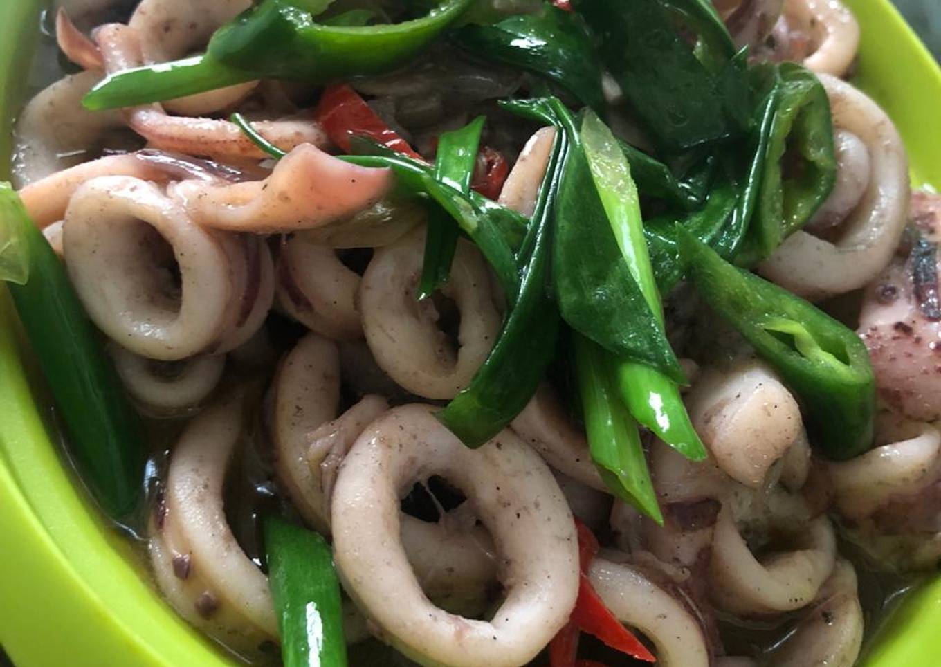 #08 Cumi hitam goreng