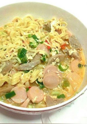 Foto resep Mie kuah seblak