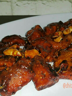 Foto resep Salmon Mede Saos Madu (Salmon Kungpao)