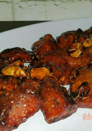 Foto resep Salmon Mede Saos Madu (Salmon Kungpao)