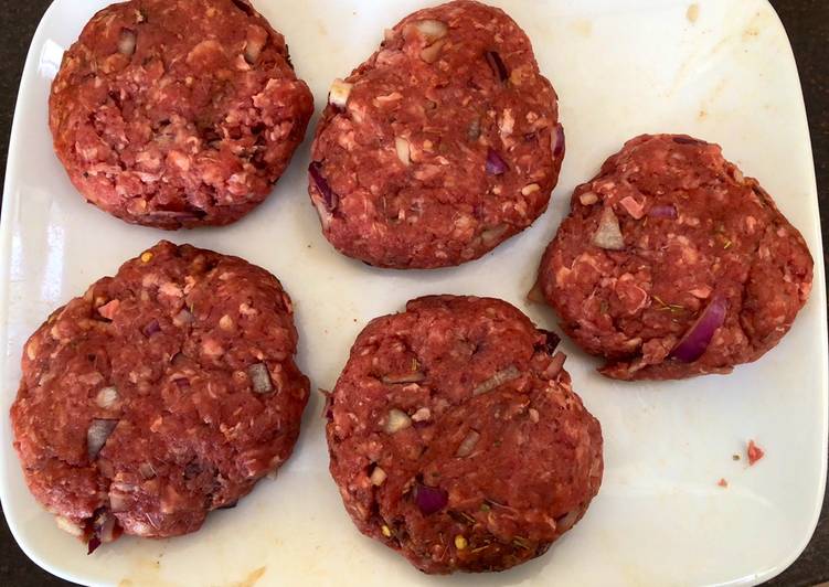 Recipe of Award-winning Taste the difference beef burgers