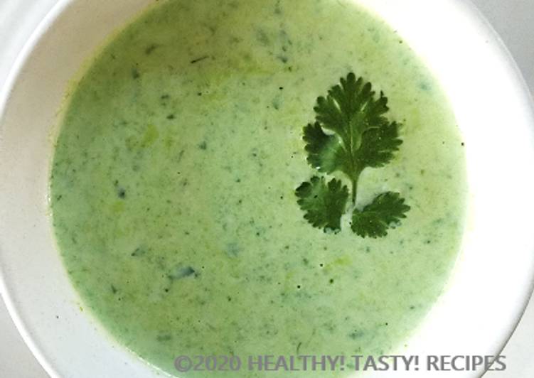 Recipe of Perfect Green Soybean Creamy Soup