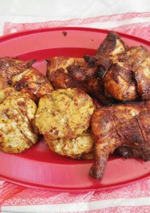 Foto resep Ayam bakar bumbu kari (mudah)