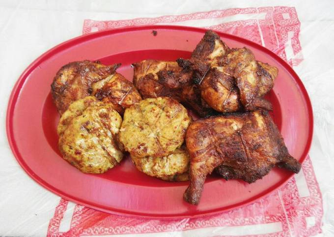 Ayam bakar bumbu kari (mudah)