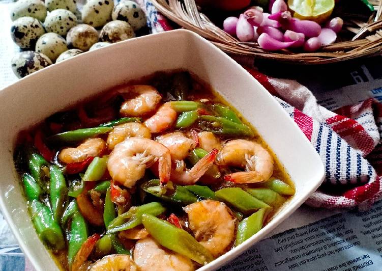 Cara Gampang Membuat Buncis Udang Kuah Kecap, Lezat Sekali